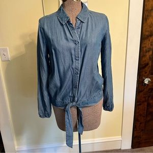 Denim blouse